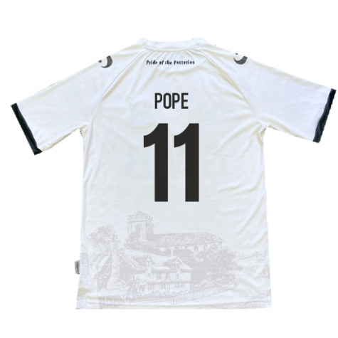 Port Vale 2013-14 Home Shirt ((Very Good) S) (Pope 11) Port Vale 2013-14 Home Shirt ((Very Good) S) (Pope 11)