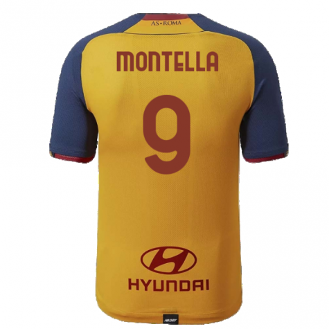 Roma 2021-22 Third Shirt ((Excellent) S) (MONTELLA 9) Roma 2021-22 Third Shirt ((Excellent) S) (MONTELLA 9)