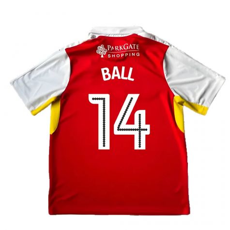 Rotherham 2016-17 Home Shirt ((Good) XL) (Ball 14) Rotherham 2016-17 Home Shirt ((Good) XL) (Ball 14)