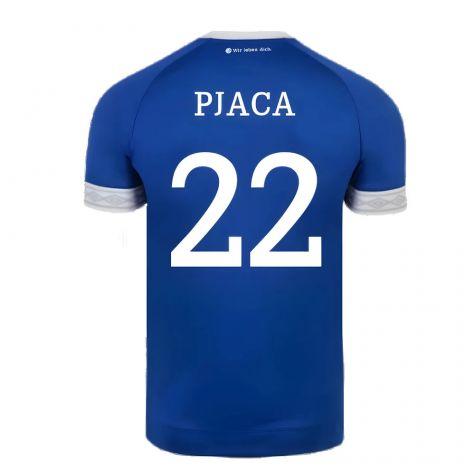 Schalke 2018-19 Home Shirt ((Mint) XXL) (Pjaca 22) Schalke 2018-19 Home Shirt ((Mint) XXL) (Pjaca 22)