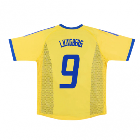 Sweden 2002-03 Home Shirt ((Very Good) S) (Ljungberg 9) Sweden 2002-03 Home Shirt ((Very Good) S) (Ljungberg 9)