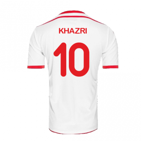 Tunisia 2018 Home Shirt ((Excellent) M) (Khazri 10) Tunisia 2018 Home Shirt ((Excellent) M) (Khazri 10)