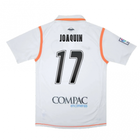 Valencia 2007-08 Home Shirt ((Excellent) S) (Joaquin 17) Valencia 2007-08 Home Shirt ((Excellent) S) (Joaquin 17)