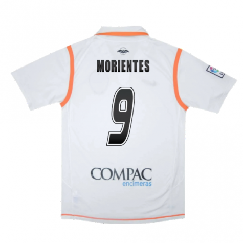 Valencia 2007-08 Home Shirt ((Excellent) S) (Morientes 9) Valencia 2007-08 Home Shirt ((Excellent) S) (Morientes 9)