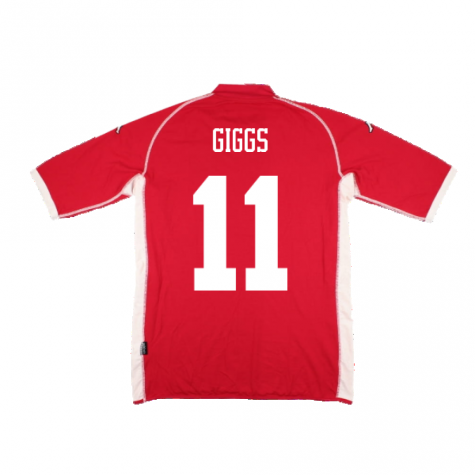 Wales 2002-03 Home Shirt ((Very Good) M) (Giggs 11) Wales 2002-03 Home Shirt ((Very Good) M) (Giggs 11)