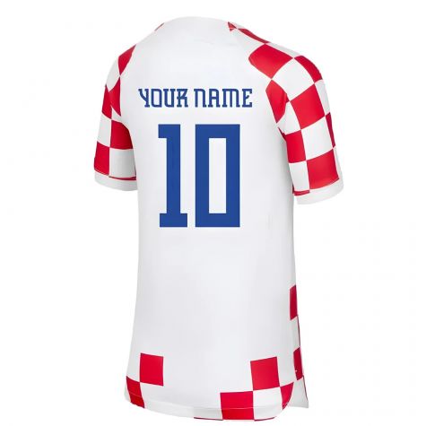 2022-2023 Croatia Home Shirt (Kids) (Your Name) 2022-2023 Croatia Home Shirt (Kids) (Your Name)