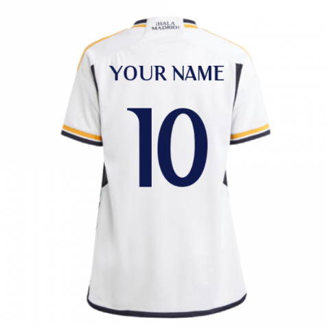 2023-2024 Real Madrid Home Shirt (Kids) (Your Name) 2023-2024 Real Madrid Home Shirt (Kids) (Your Name)