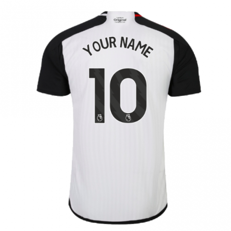 2023-2024 Fulham Home Shirt (Your Name) 2023-2024 Fulham Home Shirt (Your Name)