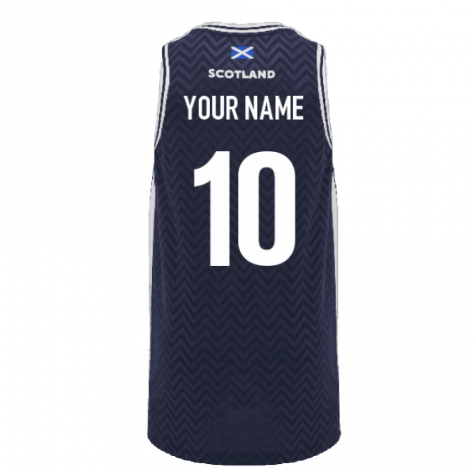 2024-2025 Scotland Rugby Basketball Singlet (Navy) (Your Name) 2024-2025 Scotland Rugby Basketball Singlet (Navy) (Your Name)