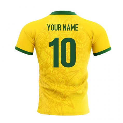 2024-2025 Wallabies Australia Home Rugby Shirt Adult Short Sleeve (Your Name) 2024-2025 Wallabies Australia Home Rugby Shirt Adult Short Sleeve (Your Name)