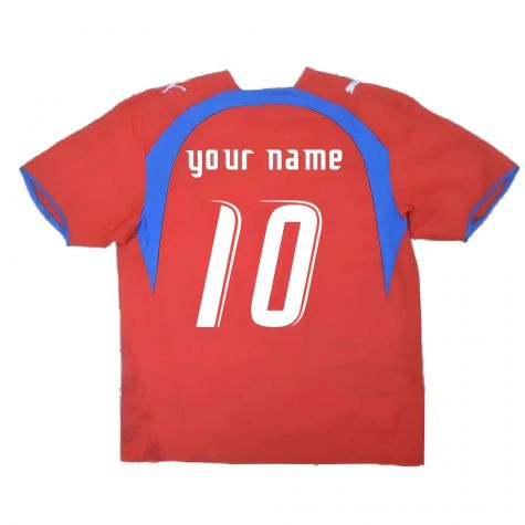 Czech Republic 2006-08 Home Shirt ((Very Good) L) (Your Name) Czech Republic 2006-08 Home Shirt ((Very Good) L) (Your Name)