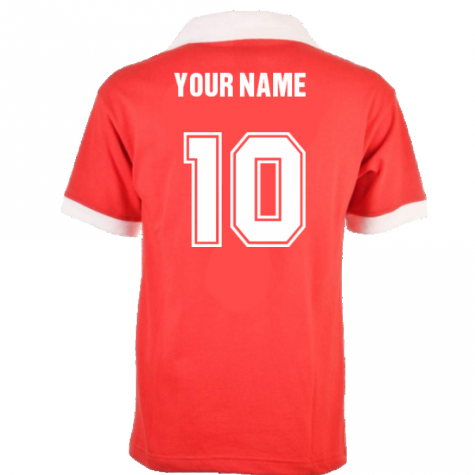 Manchester Reds 1970s Retro Shirt (Your Name) Manchester Reds 1970s Retro Shirt (Your Name)