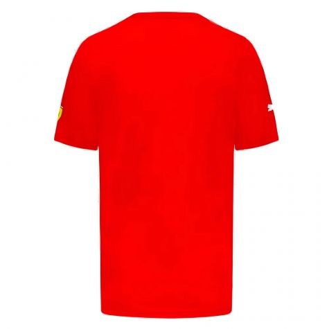 2023 Ferrari Carlos Sainz #55 Driver T-Shirt (Red) 2023 Ferrari Carlos Sainz #55 Driver T-Shirt (Red)
