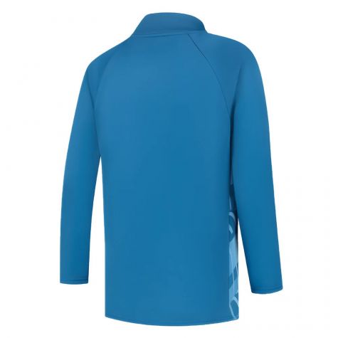 2023-2024 Man City Pre-Match LS Sweat Top (Lake Blue) - Kids 2023-2024 Man City Pre-Match LS Sweat Top (Lake Blue) - Kids