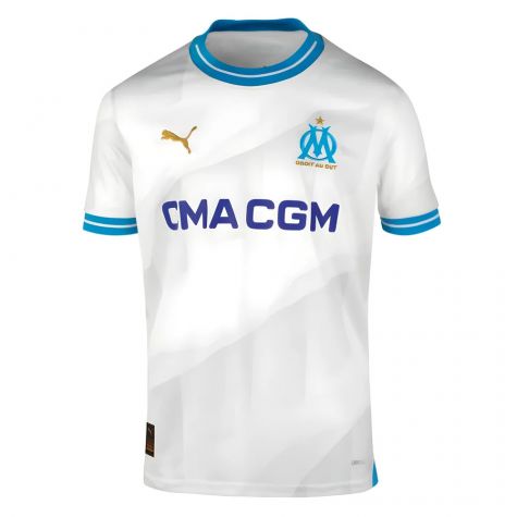 2023-2024 Marseille Home Shirt (Kids) (Bakambu 13) 2023-2024 Marseille Home Shirt (Kids) (Bakambu 13)