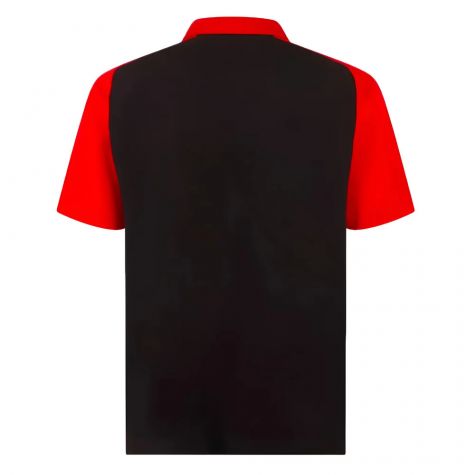 2023-2024 AC Milan Casuals Polo Shirt (Black) 2023-2024 AC Milan Casuals Polo Shirt (Black)
