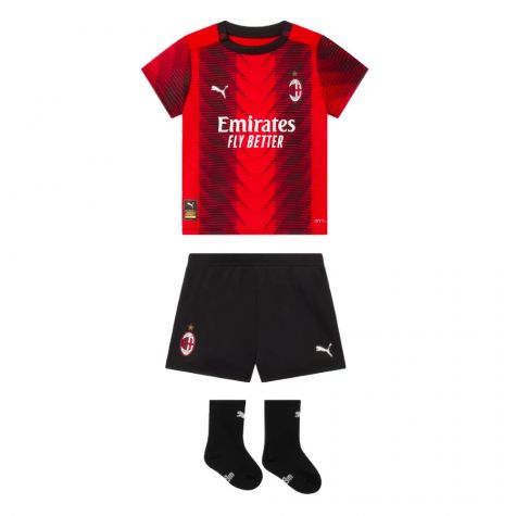 2023-2024 AC Milan Home Baby Kit (Your Name) 2023-2024 AC Milan Home Baby Kit (Your Name)