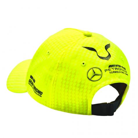 2023 Mercedes Lewis Hamilton Driver Cap (Neon Yellow) 2023 Mercedes Lewis Hamilton Driver Cap (Neon Yellow)