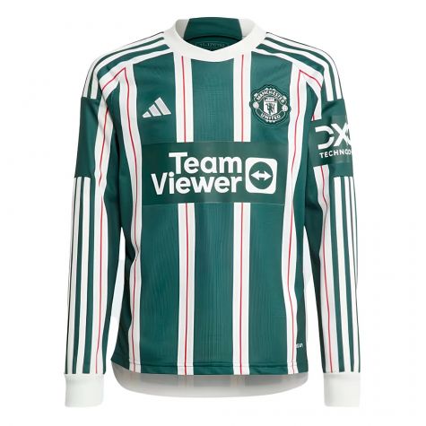 2023-2024 Man Utd Away Long Sleeve Shirt (Kids) (Beckham 7) 2023-2024 Man Utd Away Long Sleeve Shirt (Kids) (Beckham 7)