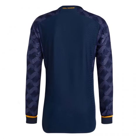 2023-2024 Real Madrid Authentic Long Sleeve Away Shirt 2023-2024 Real Madrid Authentic Long Sleeve Away Shirt