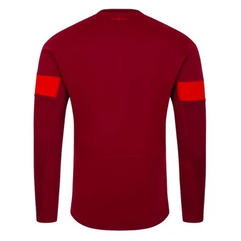 2023-2024 England Rugby Contact Drill Top (Flame Scarlet) 2023-2024 England Rugby Contact Drill Top (Flame Scarlet)