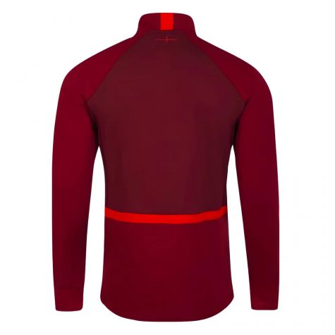 2023-2024 England Rugby Midlayer Top (Tibetan Red) 2023-2024 England Rugby Midlayer Top (Tibetan Red)