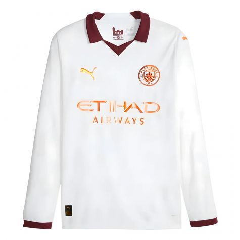 2023-2024 Man City Long Sleeve Away Shirt (FODEN 47) 2023-2024 Man City Long Sleeve Away Shirt (FODEN 47)