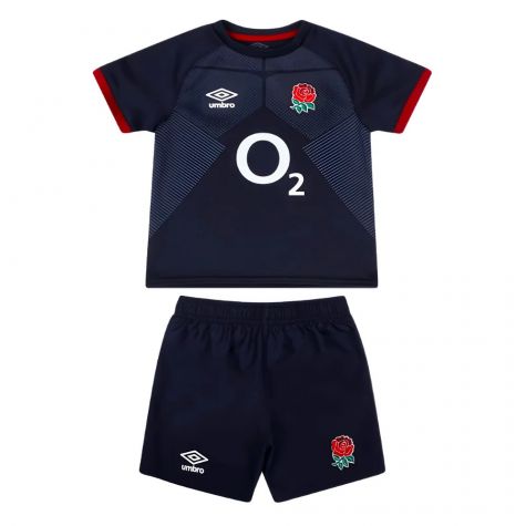 2023-2024 England Rugby Alternate Replica Infant Kit (Robinson 14) 2023-2024 England Rugby Alternate Replica Infant Kit (Robinson 14)