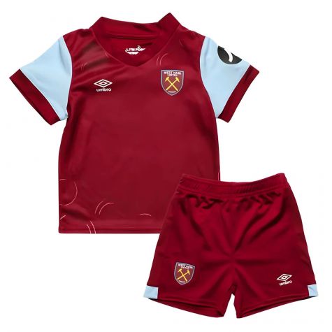 2023-2024 West Ham Home Baby Kit (Your Name) 2023-2024 West Ham Home Baby Kit (Your Name)