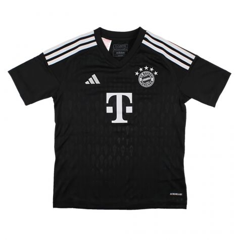 2023-2024 Bayern Munich Goalkeeper Shirt (Black) - Kids (NEUER 1) 2023-2024 Bayern Munich Goalkeeper Shirt (Black) - Kids (NEUER 1)