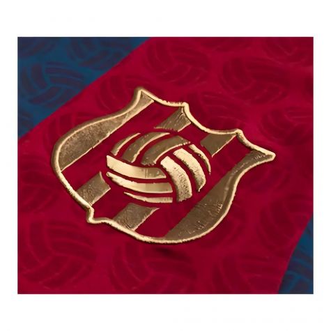 Catalonia Home Ball Shapes Retro Football Shirt Catalonia Home Ball Shapes Retro Football Shirt