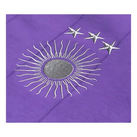 Argentina Messi El Sol GOAT Purple Retro Shirt Argentina Messi El Sol GOAT Purple Retro Shirt