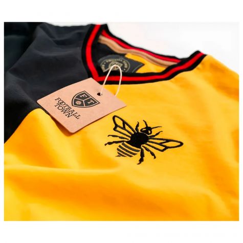 The Black Wasp Home Retro Football Shirt The Black Wasp Home Retro Football Shirt