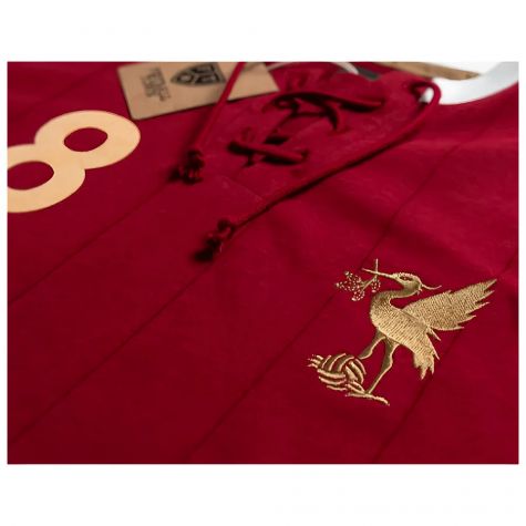 Liverpool Gerrard Retro Shirt with Laces The Bird Liverpool Gerrard Retro Shirt with Laces The Bird