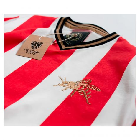 Brentford The Bee Home Retro Football Shirt Brentford The Bee Home Retro Football Shirt