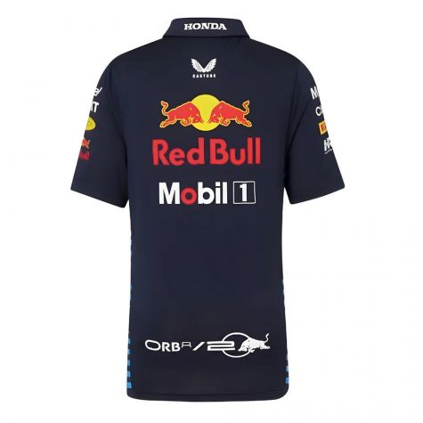 2024 Red Bull Racing Team Polo Shirt (Night Sky) - Kids 2024 Red Bull Racing Team Polo Shirt (Night Sky) - Kids
