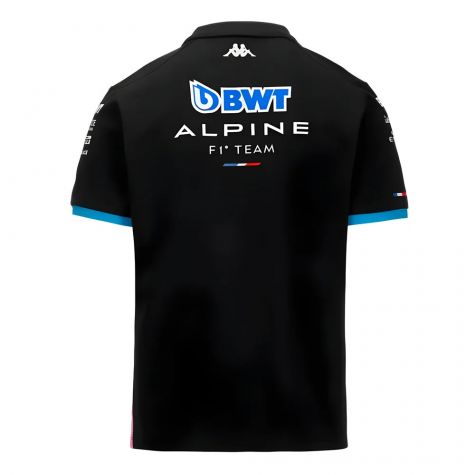 2024 Alpine BWT Team Polo Shirt (Black) - Kids 2024 Alpine BWT Team Polo Shirt (Black) - Kids