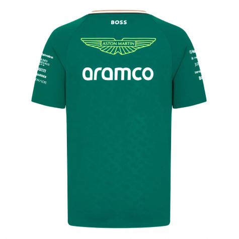 2024 Aston Martin Team T-Shirt (Green) - Kids 2024 Aston Martin Team T-Shirt (Green) - Kids