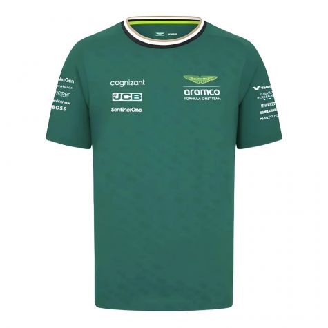 2024 Aston Martin Lance Stroll Team Tee (Green) - Kids 2024 Aston Martin Lance Stroll Team Tee (Green) - Kids