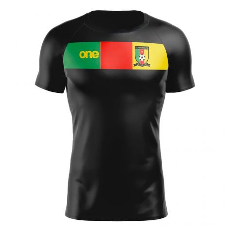 2023-2024 Cameroon Training Tee (Black) (ETO O 9) 2023-2024 Cameroon Training Tee (Black) (ETO O 9)