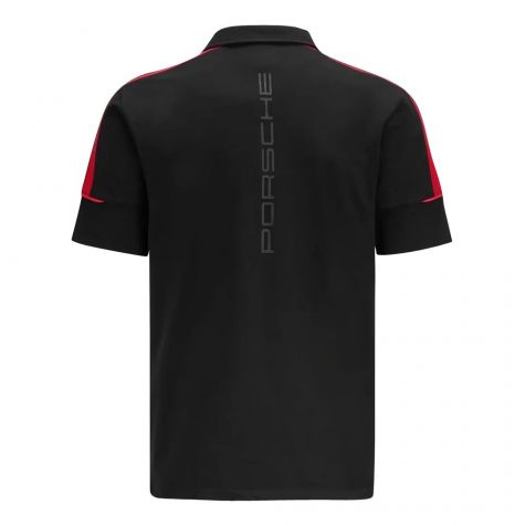 2024 Porsche Motorsport Mens Polo Shirt (Black) 2024 Porsche Motorsport Mens Polo Shirt (Black)