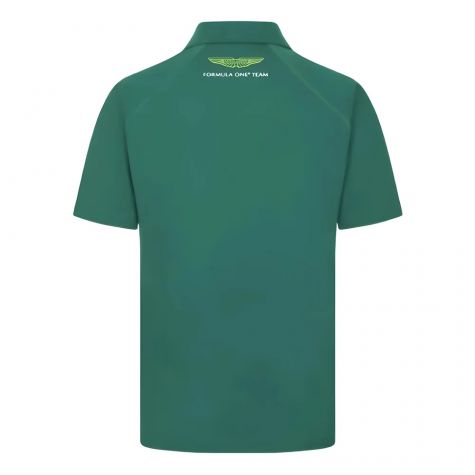 2024 Aston Martin Mens Logo Polo Shirt (Green) 2024 Aston Martin Mens Logo Polo Shirt (Green)