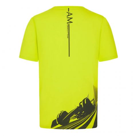 2024 Aston Martin Lifestyle Printed T-shirt (Lime) 2024 Aston Martin Lifestyle Printed T-shirt (Lime)