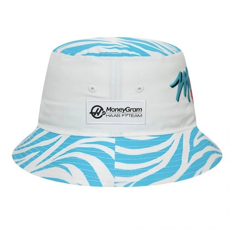 2024 Haas Miami Race Zebra Bucket Hat (White) 2024 Haas Miami Race Zebra Bucket Hat (White)