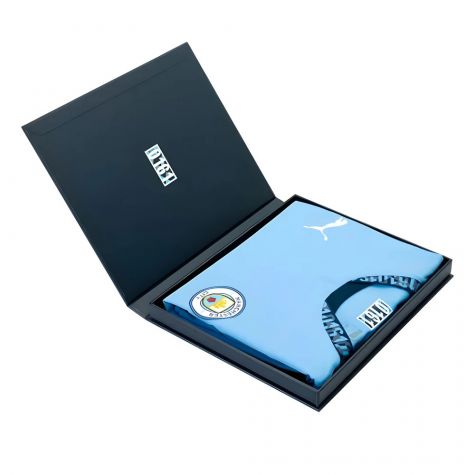 2024-2025 Man City Home Authentic Shirt with packaging (Kelly 9) 2024-2025 Man City Home Authentic Shirt with packaging (Kelly 9)