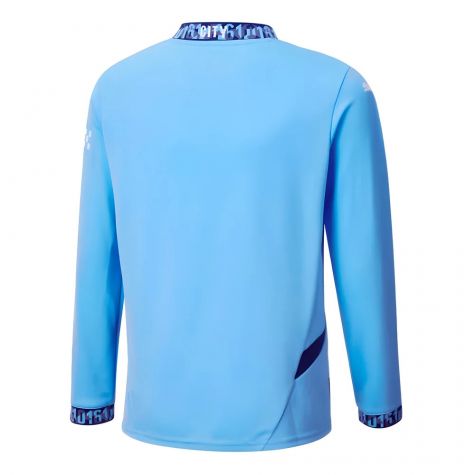 2024-2025 Man City Home Long Sleeve Shirt (Kids) (Rodrigo 16) 2024-2025 Man City Home Long Sleeve Shirt (Kids) (Rodrigo 16)