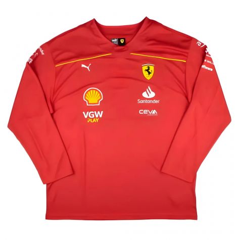 2024 Ferrari Team Hockey Jersey - Carlos Sainz Jr 2024 Ferrari Team Hockey Jersey - Carlos Sainz Jr