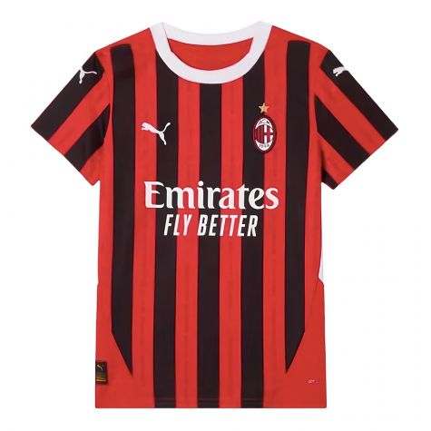 2024-2025 AC Milan Home Shirt (Kids) (Your Name) 2024-2025 AC Milan Home Shirt (Kids) (Your Name)