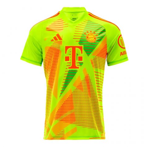 2024-2025 Bayern Munich Home Goalkeeper Shirt (Yellow) (Your Name) 2024-2025 Bayern Munich Home Goalkeeper Shirt (Yellow) (Your Name)