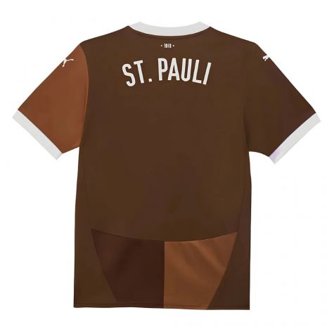 2024-2025 St Pauli Home Shirt (Your Name) 2024-2025 St Pauli Home Shirt (Your Name)